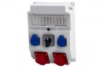 Rozdzielnica CAJA 11M - gniazda 2x32A 5p, 2x230V, 0/1 (32A)